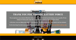 Desktop Screenshot of battery-force.co.uk